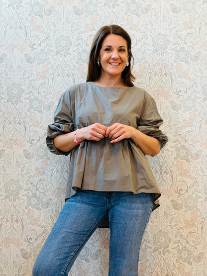 Barbara – Blusa Ricercata Dalla Vestibilità Fluida E Femminile