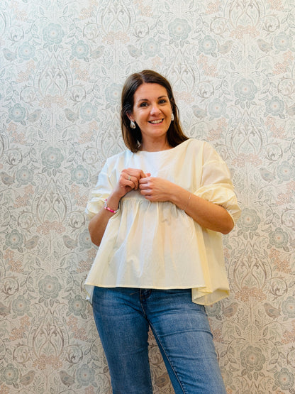 Barbara – Blusa Ricercata Dalla Vestibilità Fluida E Femminile