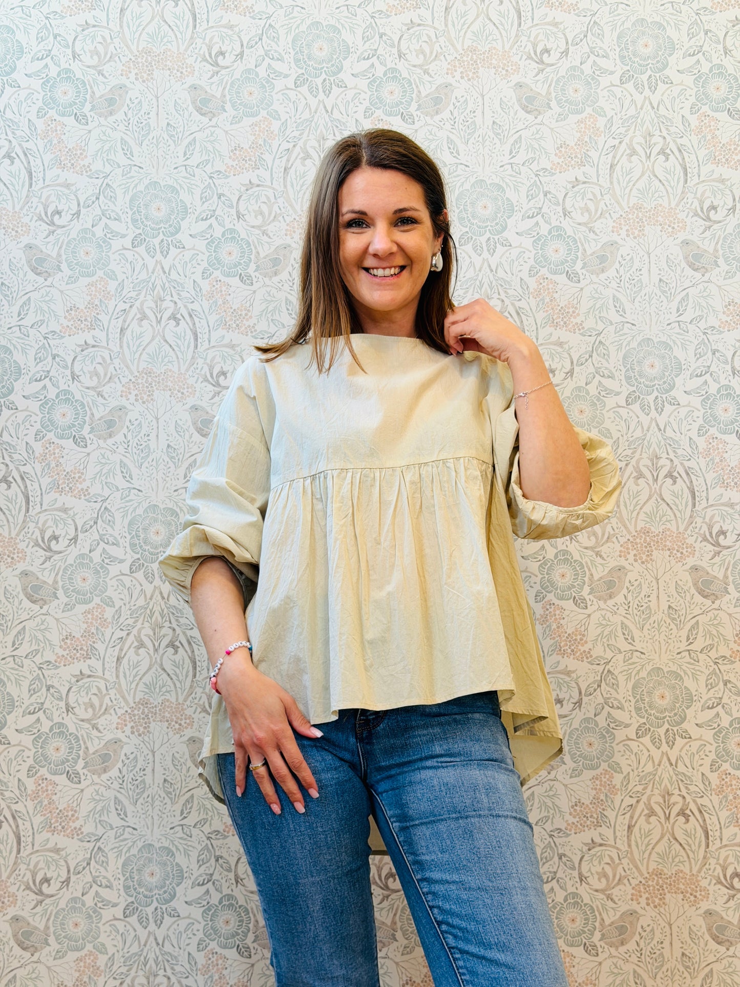 Barbara – Blusa Ricercata Dalla Vestibilità Fluida E Femminile
