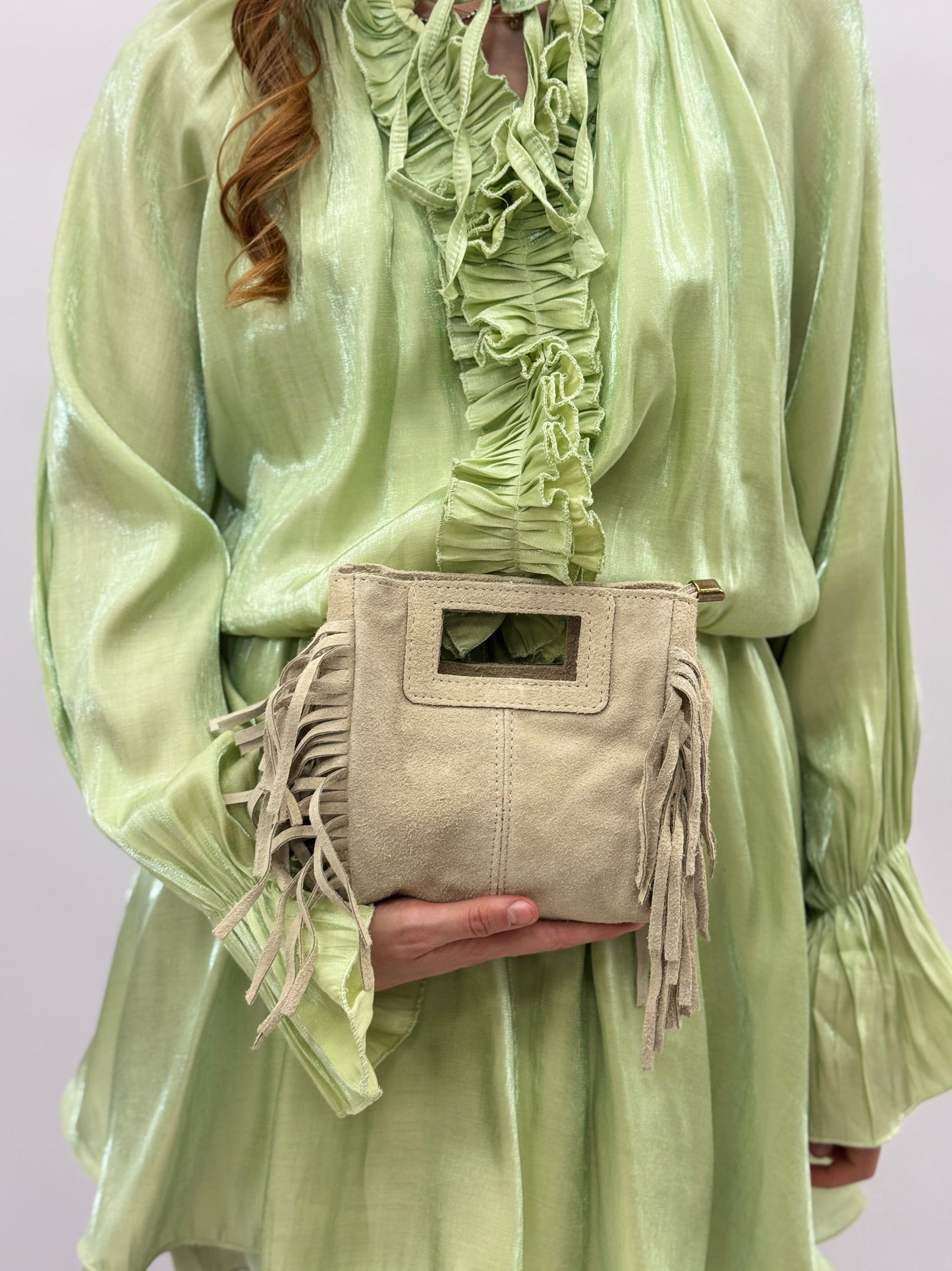 Desirée – Borsa Mini Con Dettaglio Frange E Stile Dinamico
