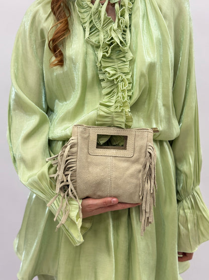 Desirée – Borsa Mini Con Dettaglio Frange E Stile Dinamico