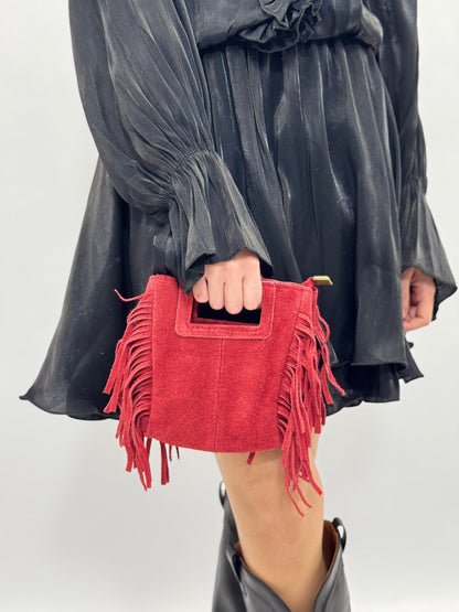 Desirée – Borsa Mini Con Dettaglio Frange E Stile Dinamico