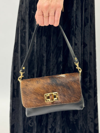 Dorotea – Borsa Elegante Con Fantasia Ricercata E Chiusura Sicura