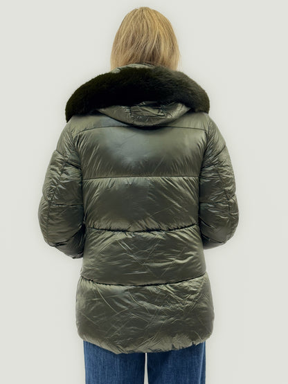 Jenny - Giacca calda da donna con cappuccio elegante