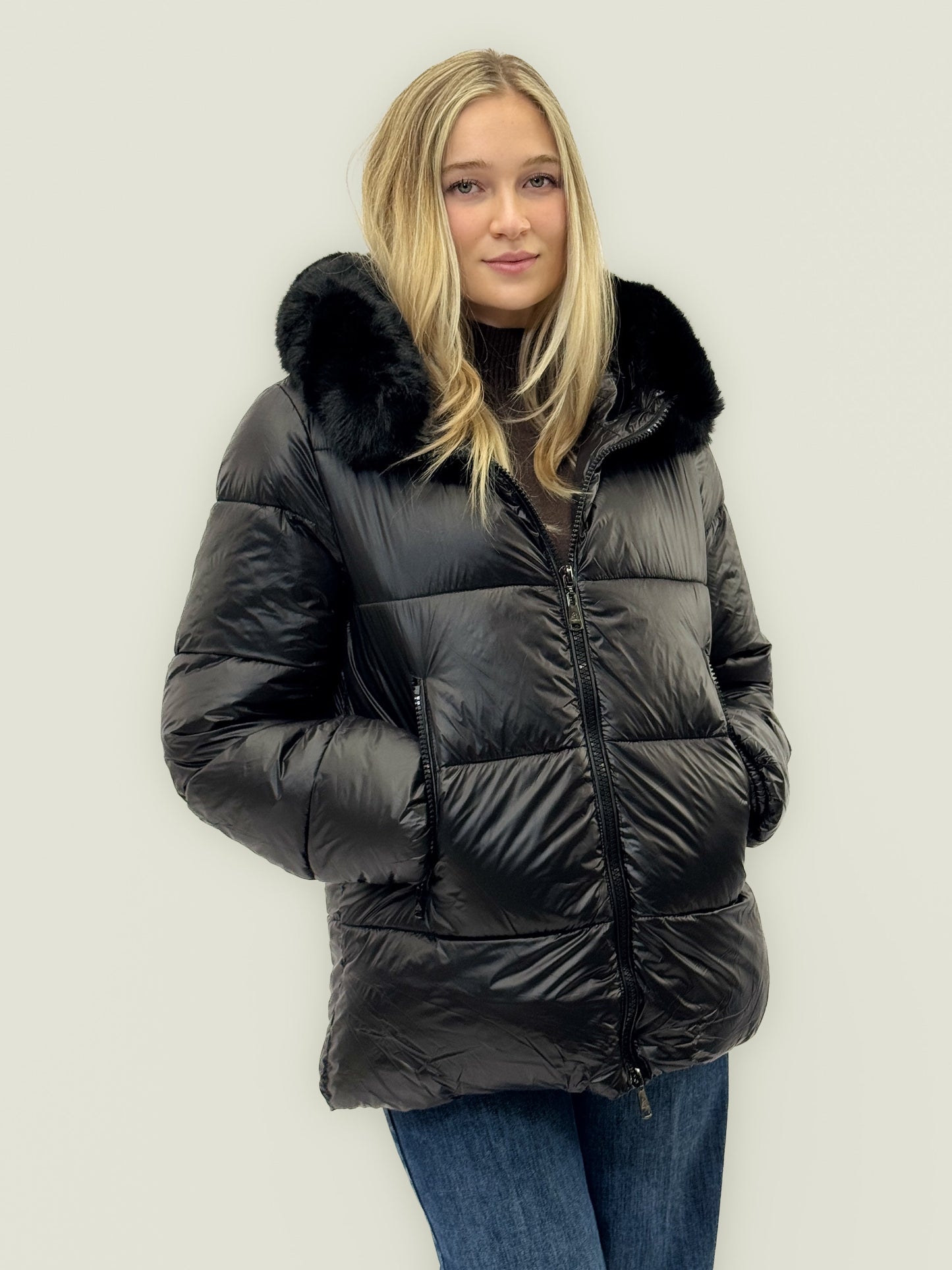 Jenny - Giacca calda da donna con cappuccio elegante