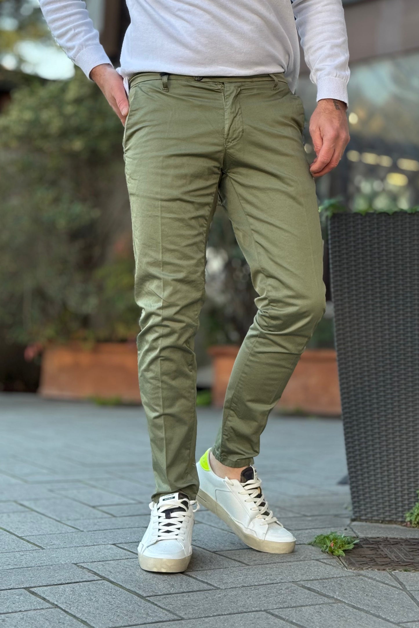 Desiderio - Pantalone Slim 5 Colori Uomo Contemporaneo