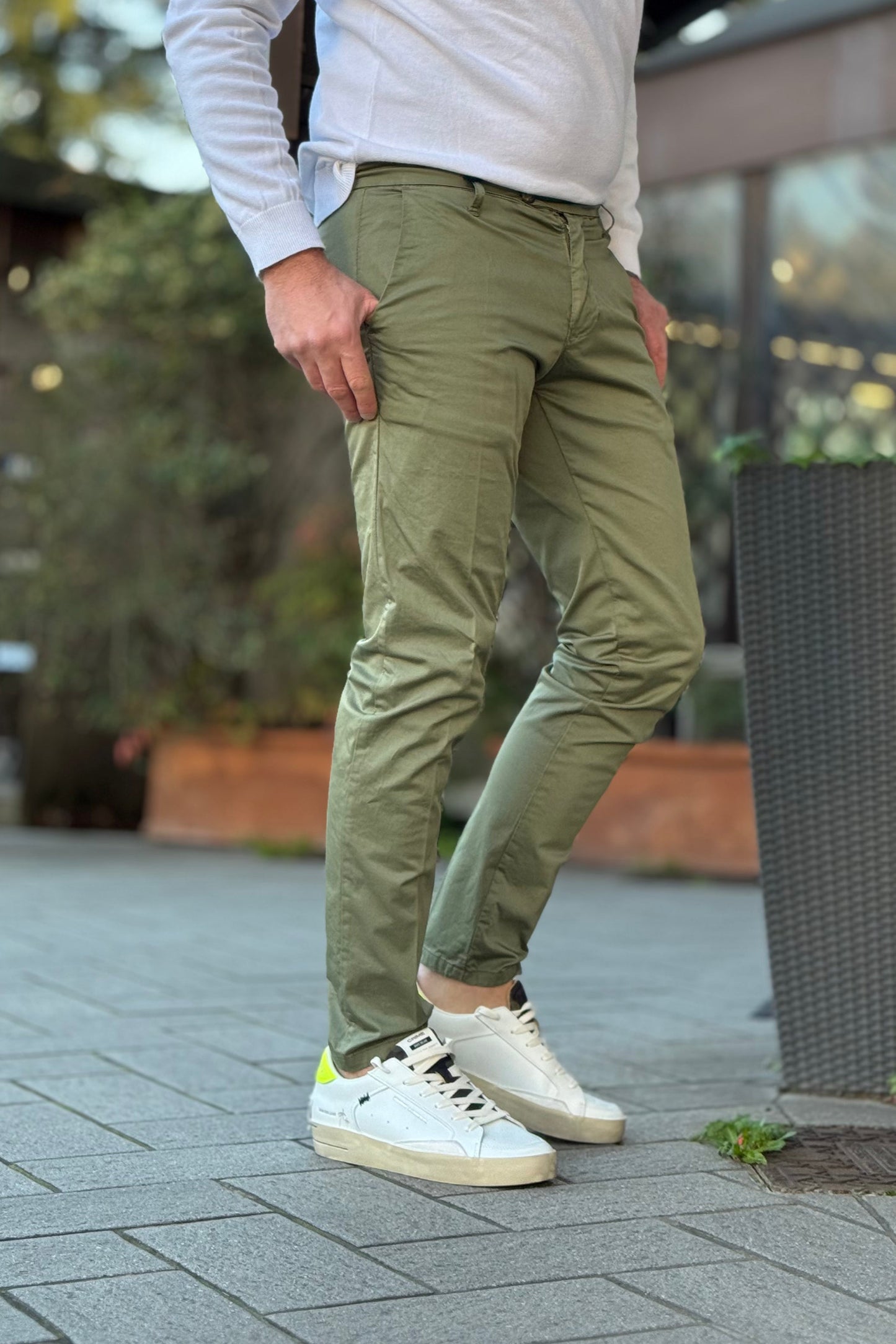 Desiderio - Pantalone Slim 5 Colori Uomo Contemporaneo