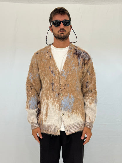 Remigiano - Cardigan Beige Uomo Stile Elegante Moderno