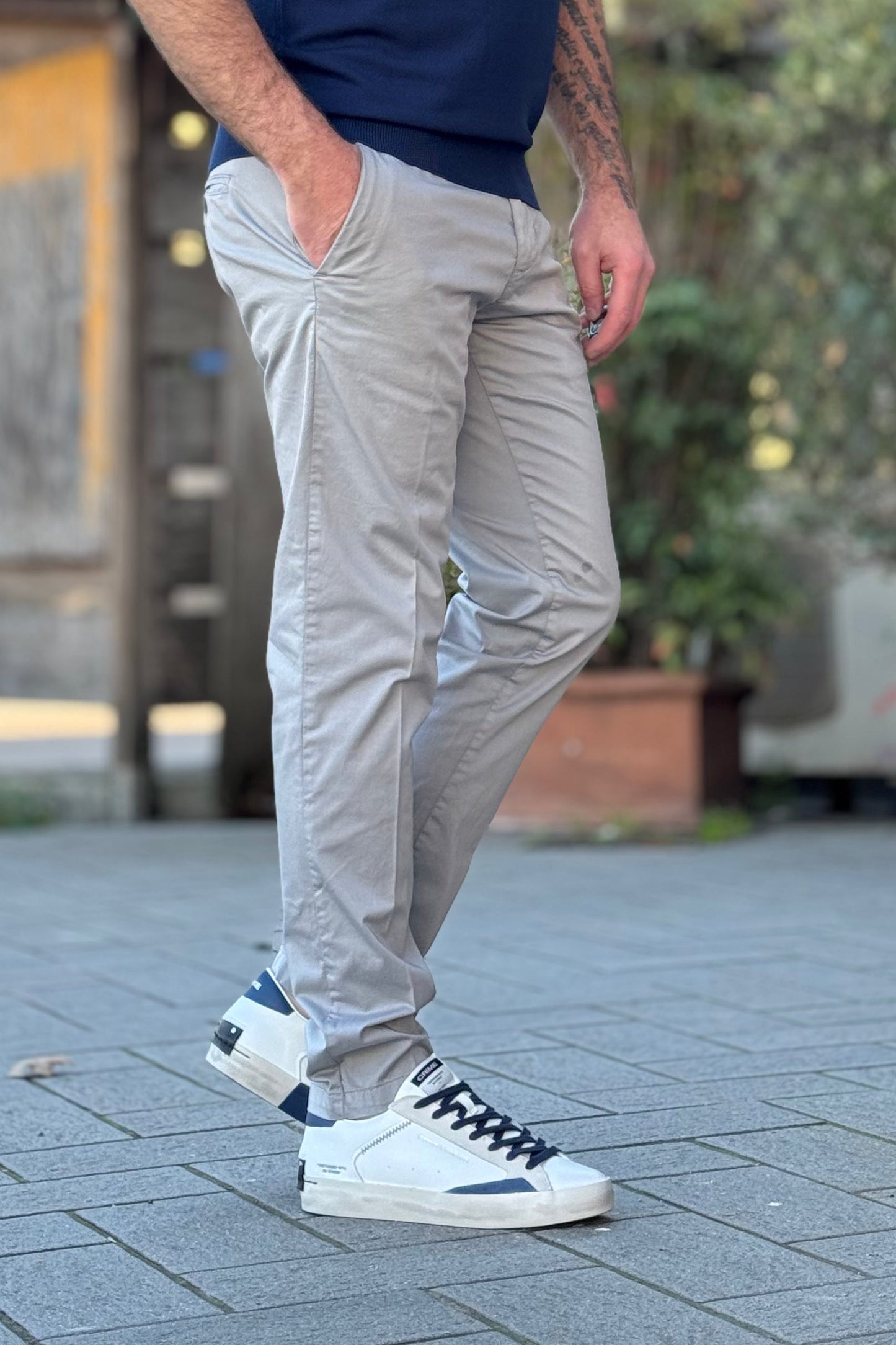 Desiderio - Pantalone Slim 5 Colori Uomo Contemporaneo