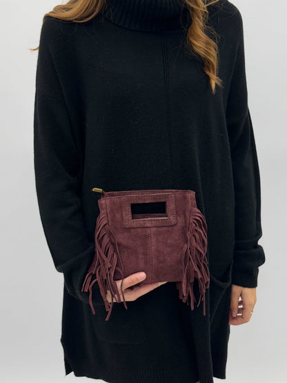 Desirée – Borsa Mini Con Dettaglio Frange E Stile Dinamico