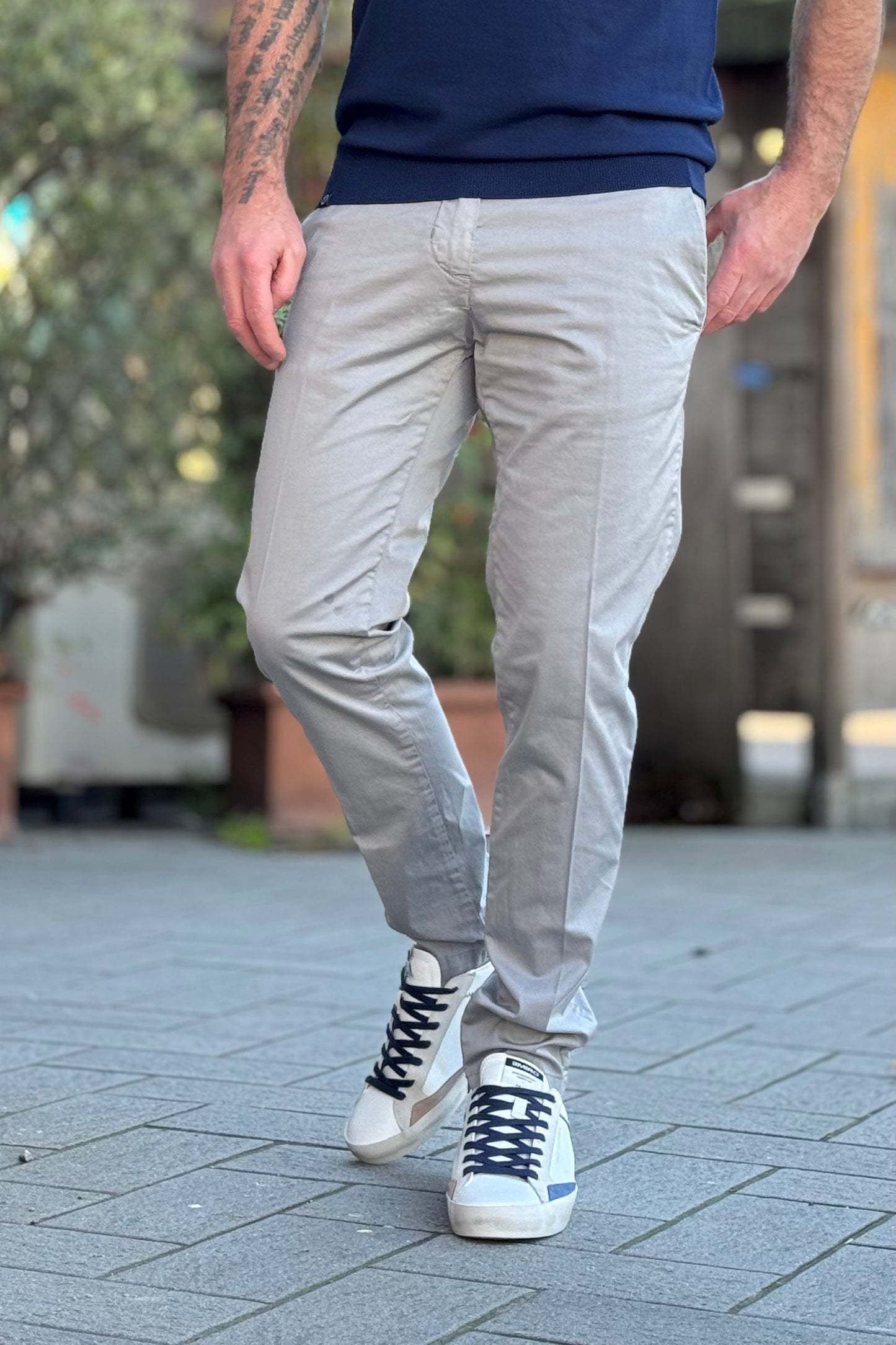 Desiderio - Pantalone Slim 5 Colori Uomo Contemporaneo