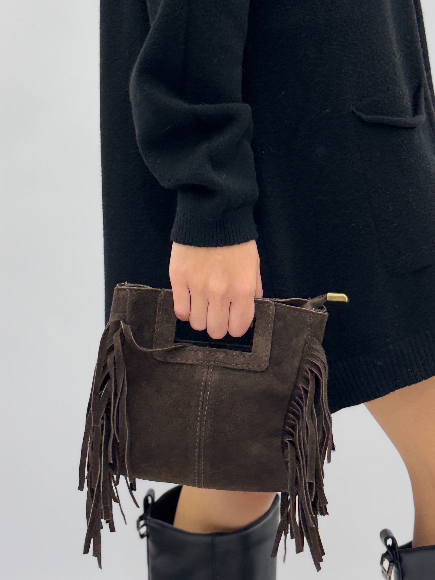 Desirée – Borsa Mini Con Dettaglio Frange E Stile Dinamico