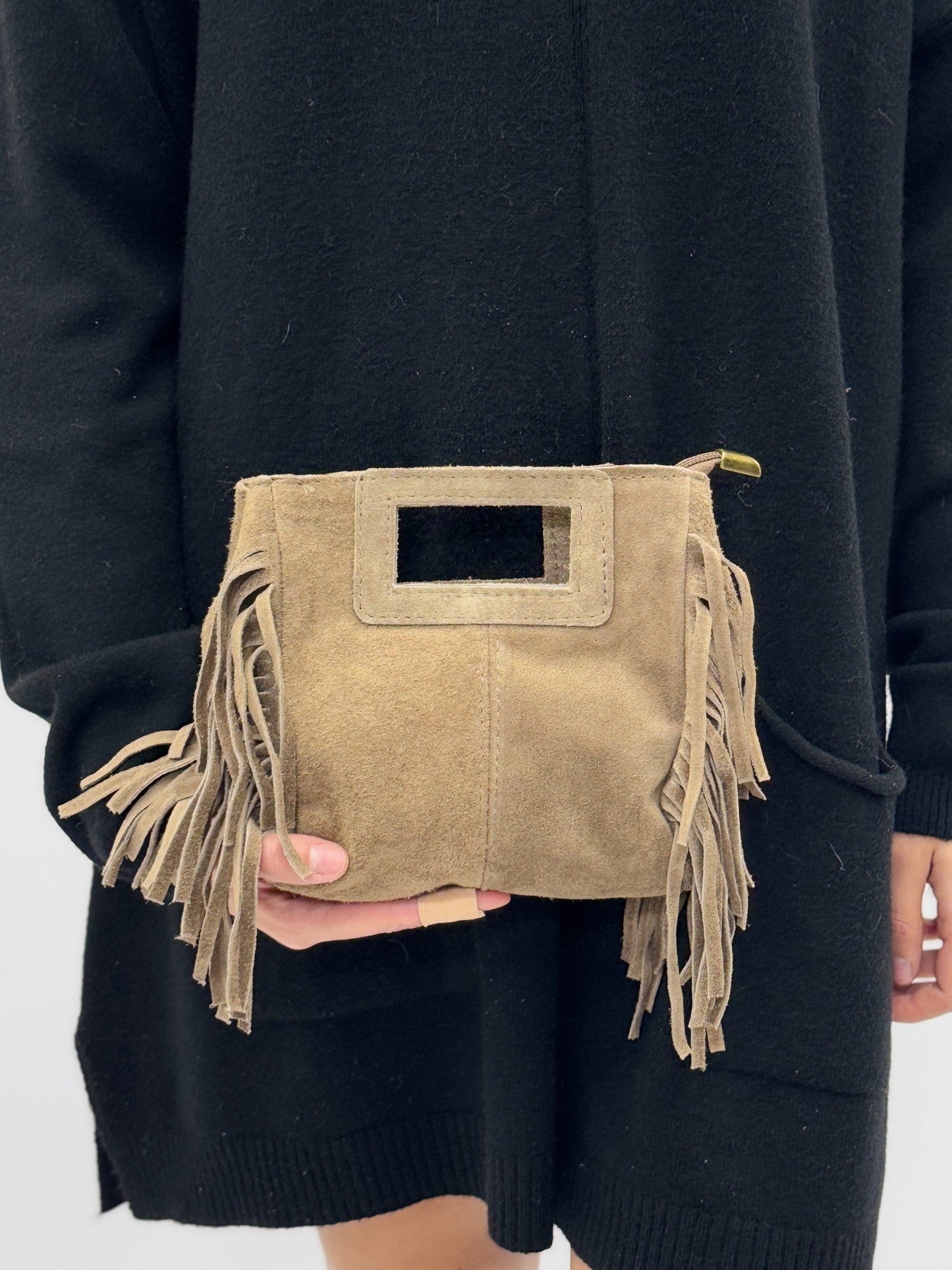 Desirée – Borsa Mini Con Dettaglio Frange E Stile Dinamico