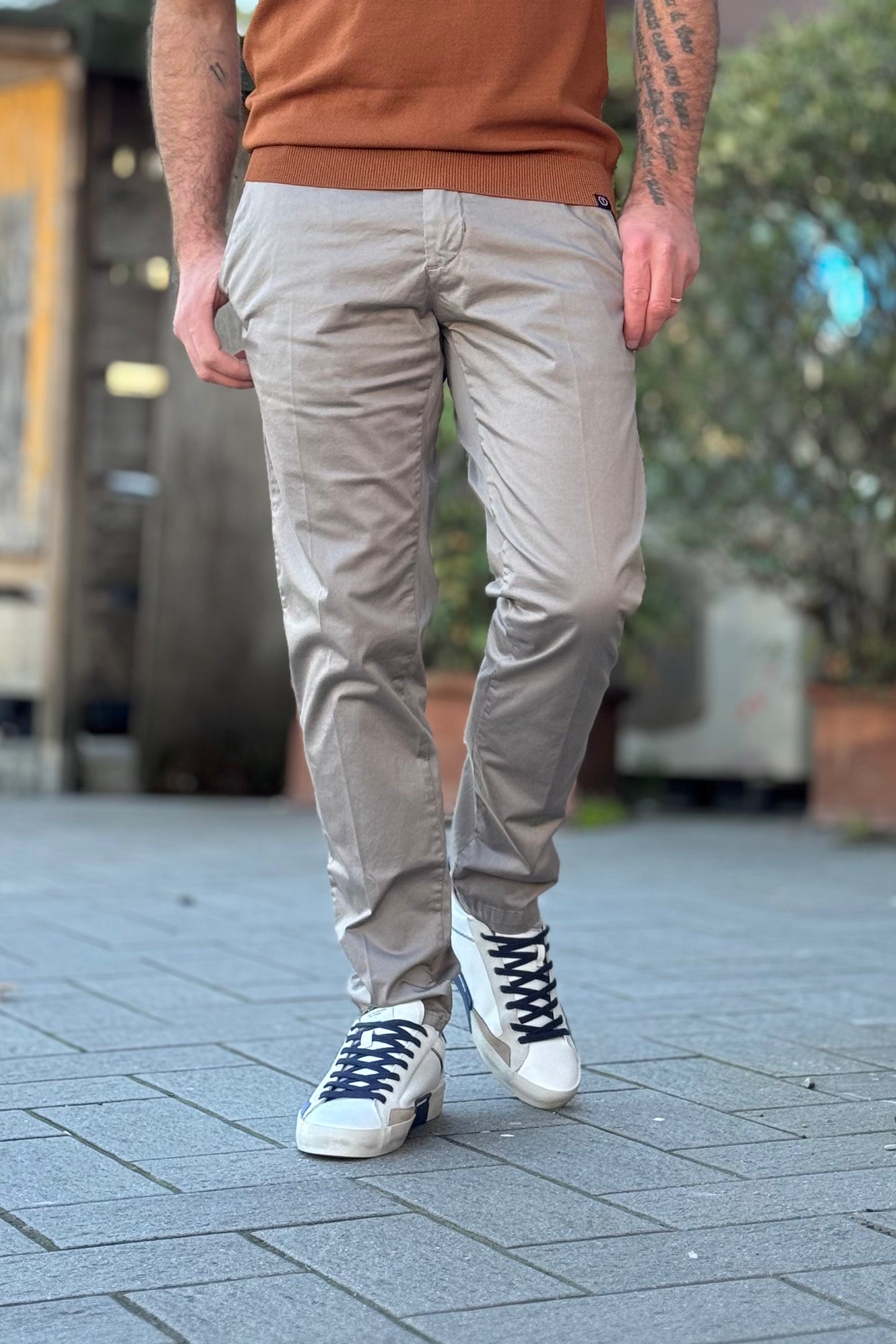 Desiderio - Pantalone Slim 5 Colori Uomo Contemporaneo