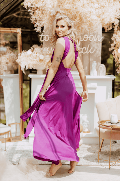 Zelda - Abito Maxi Donna Elegante Versatile