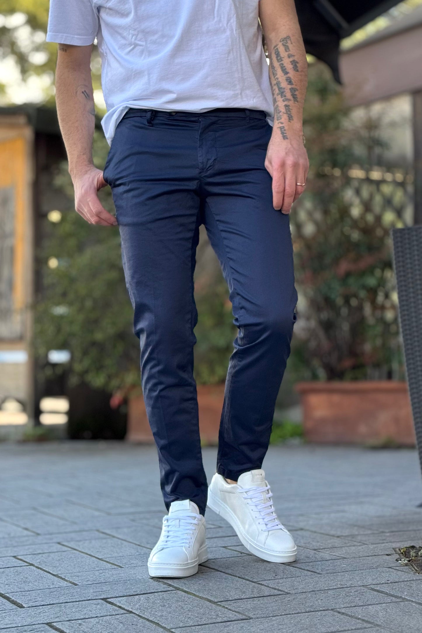 Desiderio - Pantalone Slim 5 Colori Uomo Contemporaneo