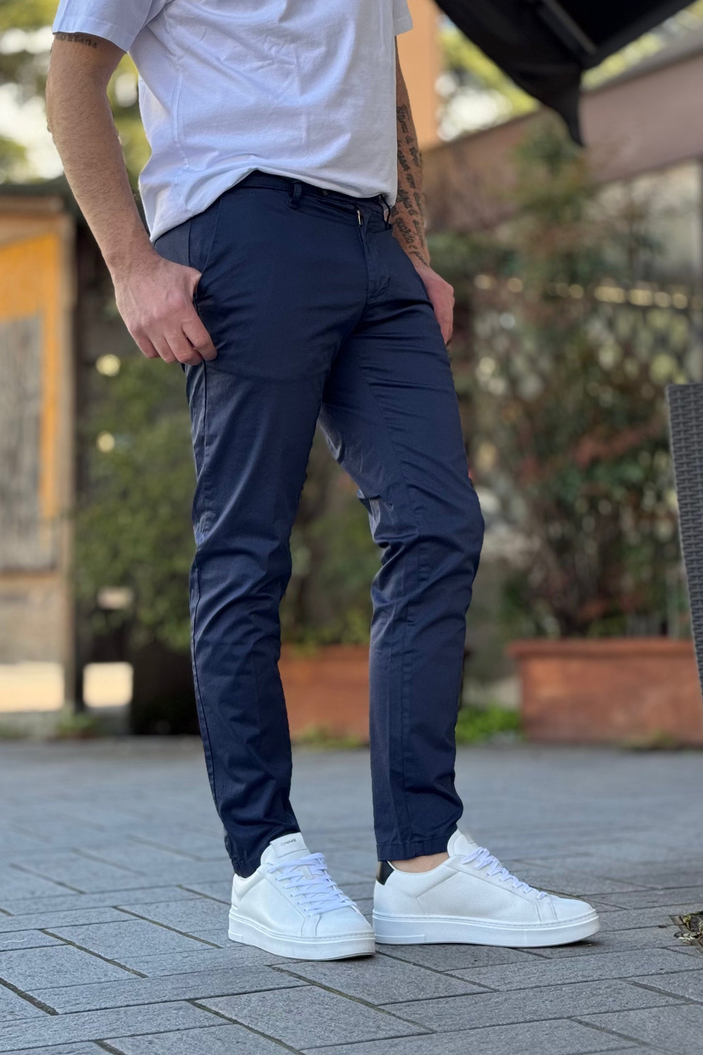 Desiderio - Pantalone Slim 5 Colori Uomo Contemporaneo