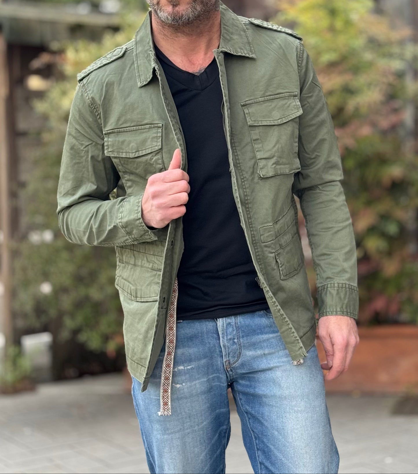 Dante - Camicia Essenziale Uomo Casual Contemporanea