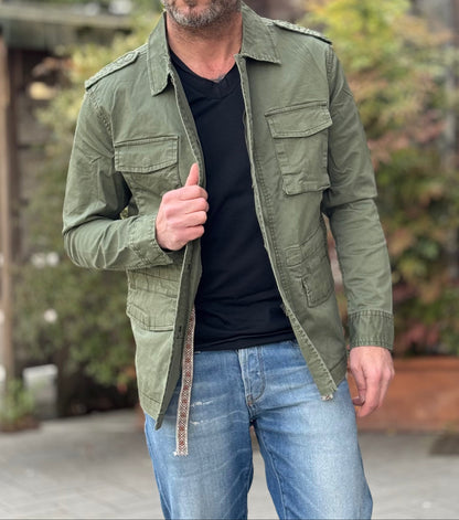 Dante - Camicia Essenziale Uomo Casual Contemporanea