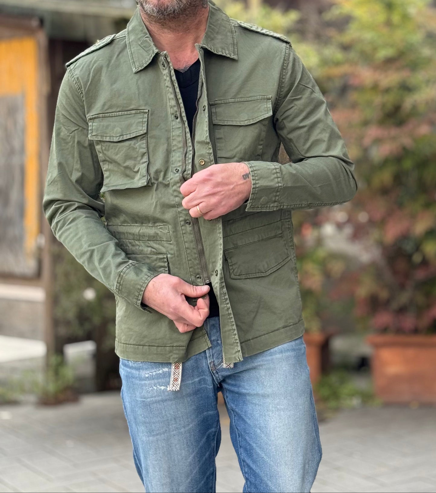 Dante - Camicia Essenziale Uomo Casual Contemporanea