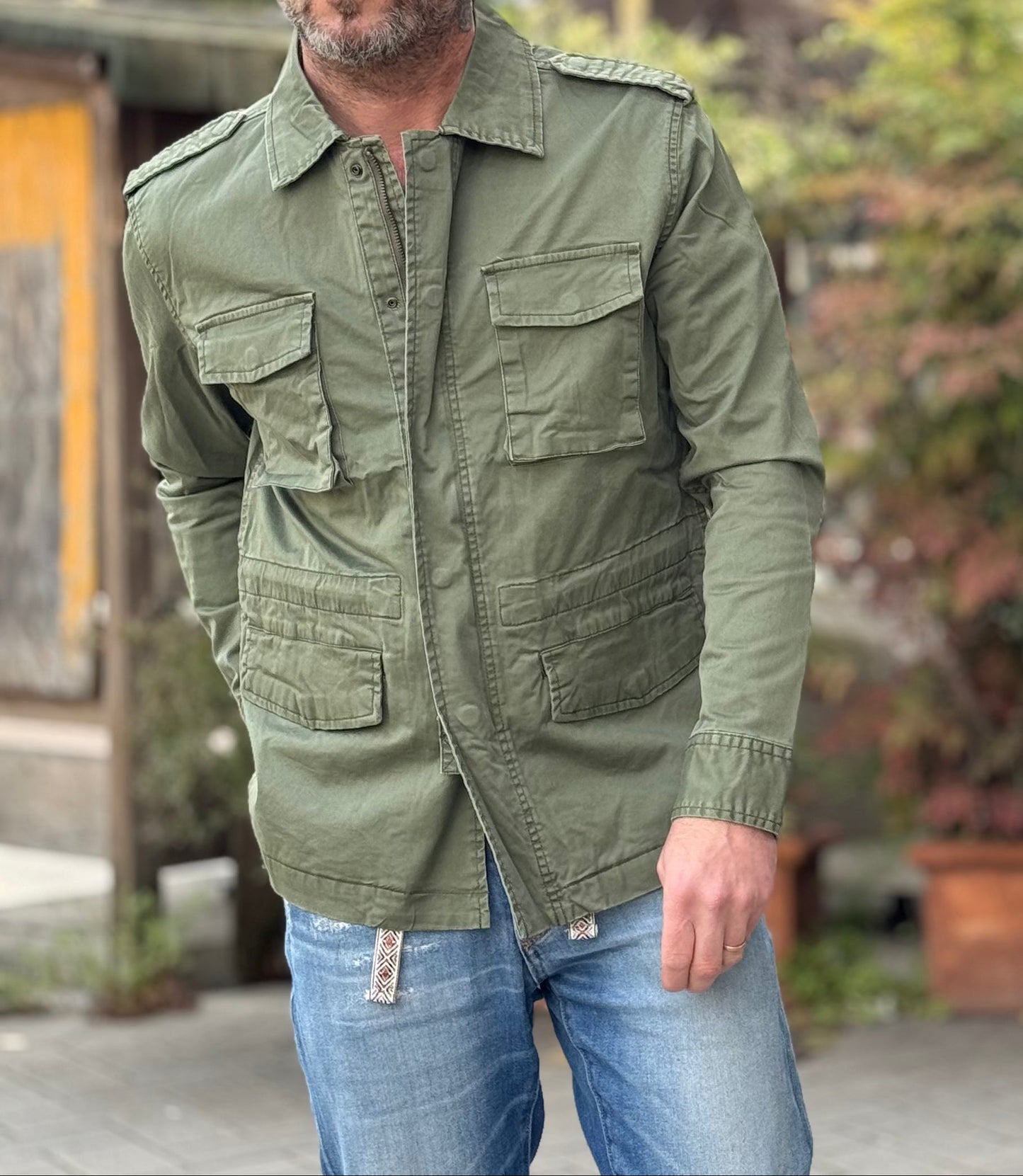 Dante - Camicia Essenziale Uomo Casual Contemporanea
