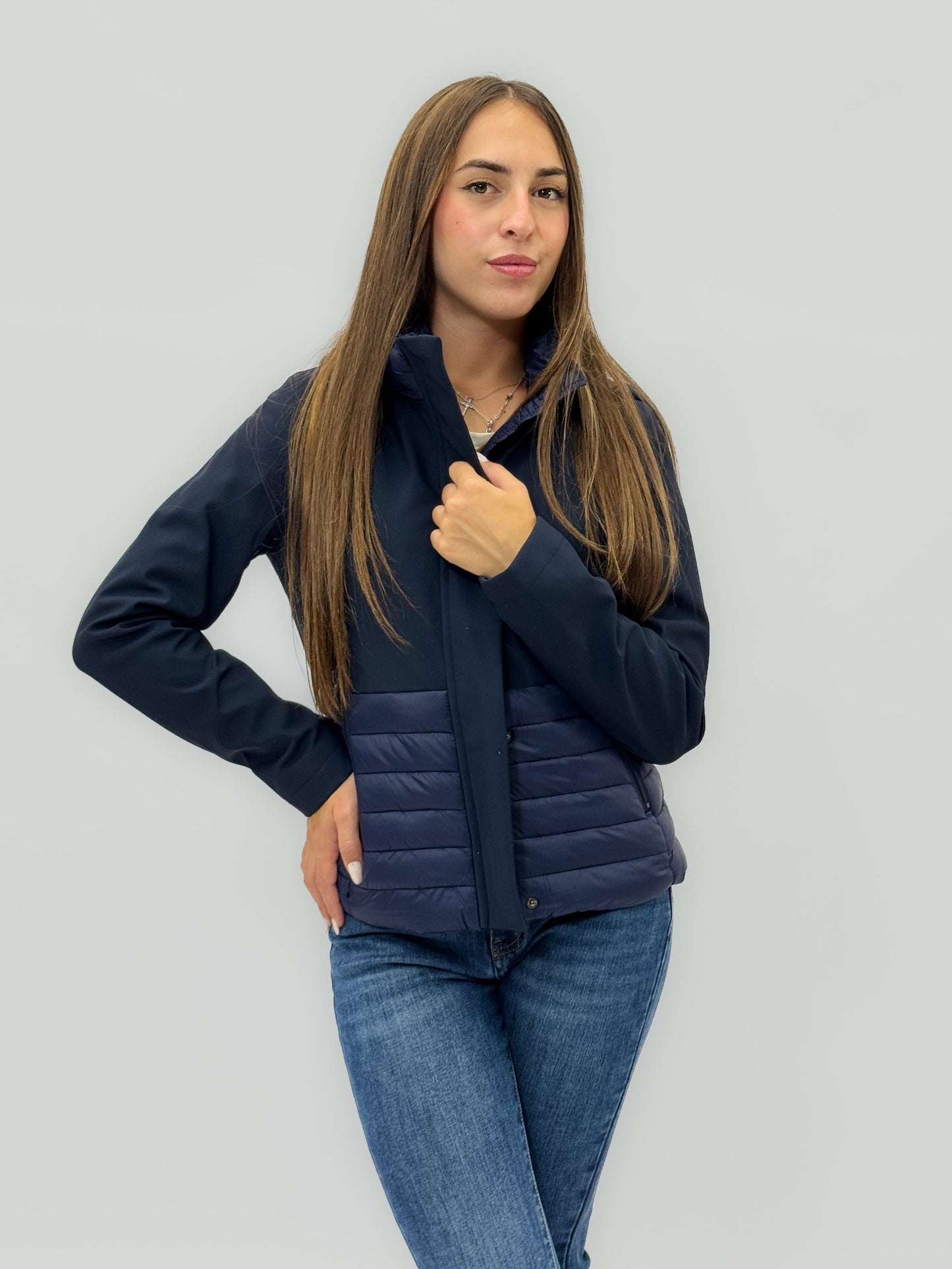 Kaira - Giacca Donna con Cappuccio Stile Tecnico