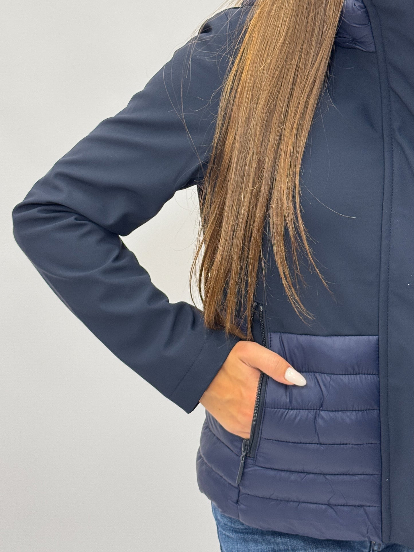 Kaira - Giacca Donna con Cappuccio Stile Tecnico