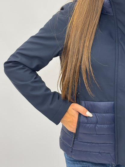Kaira - Giacca Donna con Cappuccio Stile Tecnico