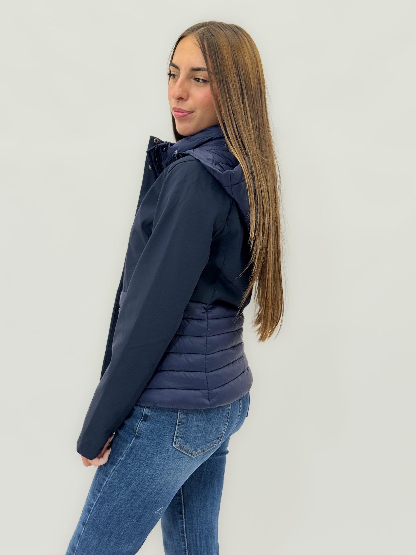Kaira - Giacca Donna con Cappuccio Stile Tecnico