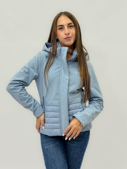 Kaira - Giacca Donna con Cappuccio Stile Tecnico