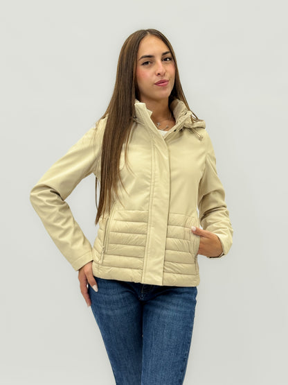 Kaira - Giacca Donna con Cappuccio Stile Tecnico