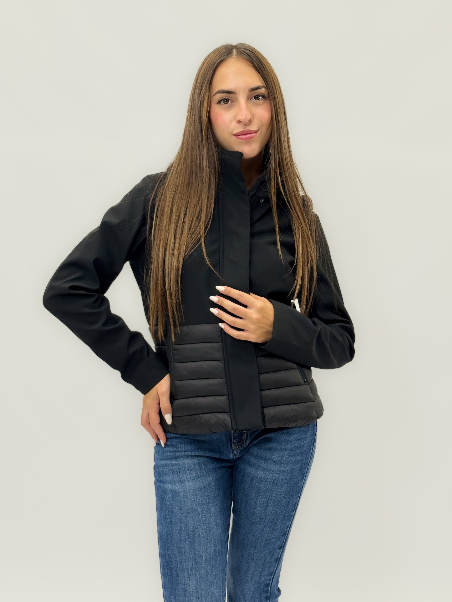 Kaira - Giacca Donna con Cappuccio Stile Tecnico