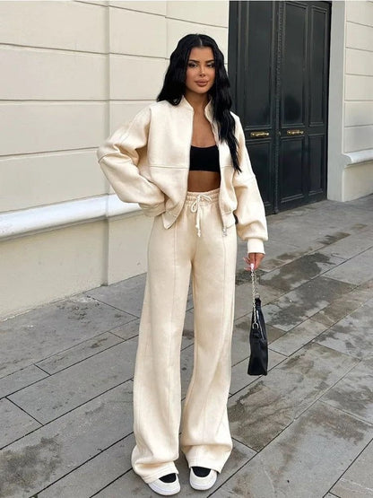 Roberta – Completo Due Pezzi Cozy con Zip Tracksuit