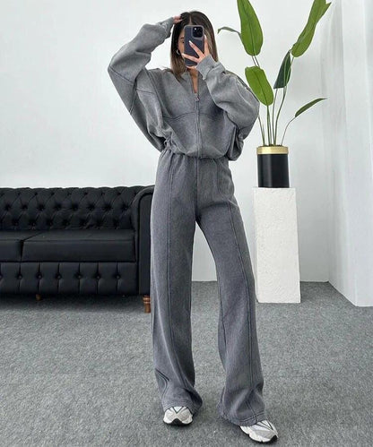 Roberta – Completo Due Pezzi Cozy con Zip Tracksuit