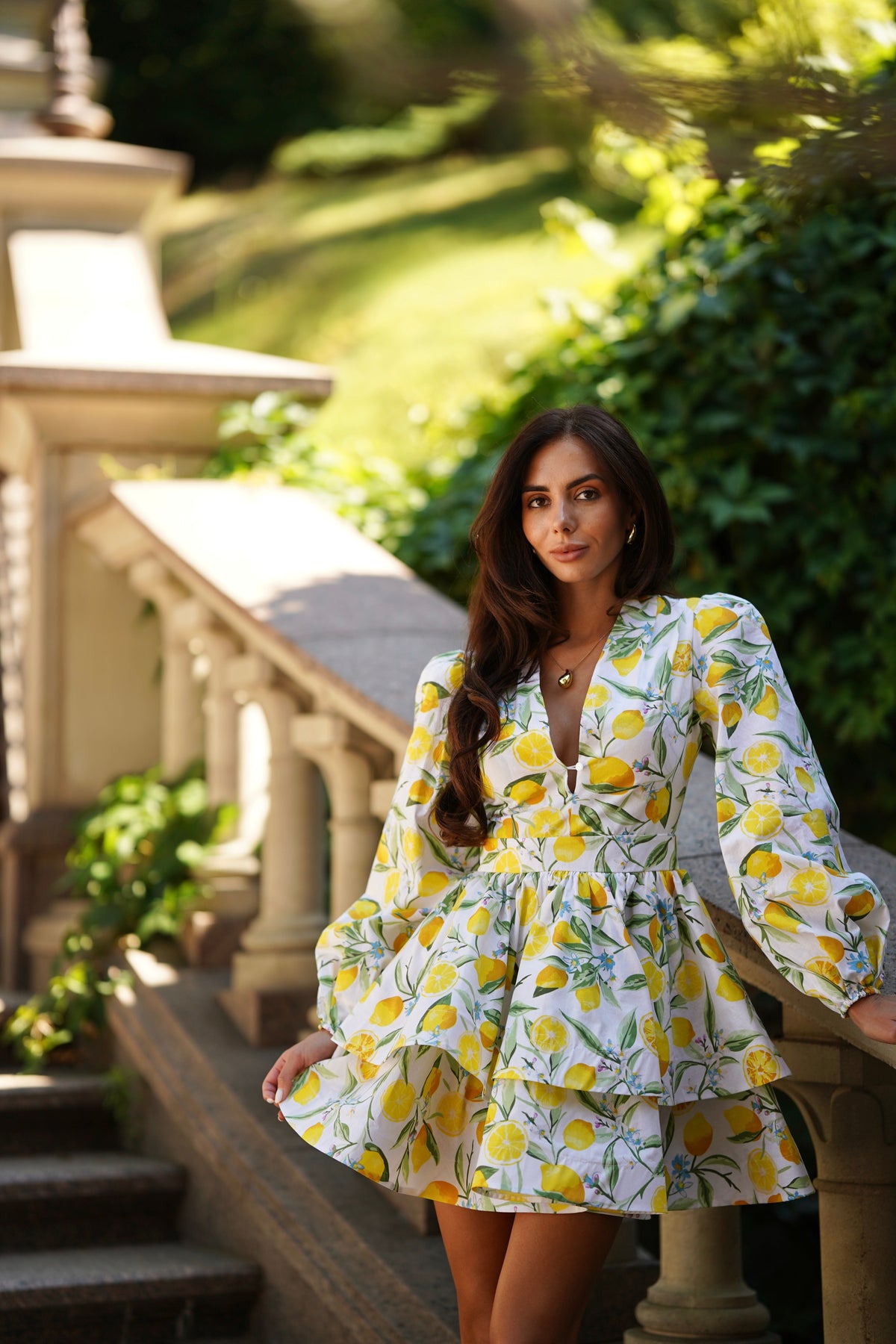 Greta - Abito Donna Olimp Color Limone Elegante