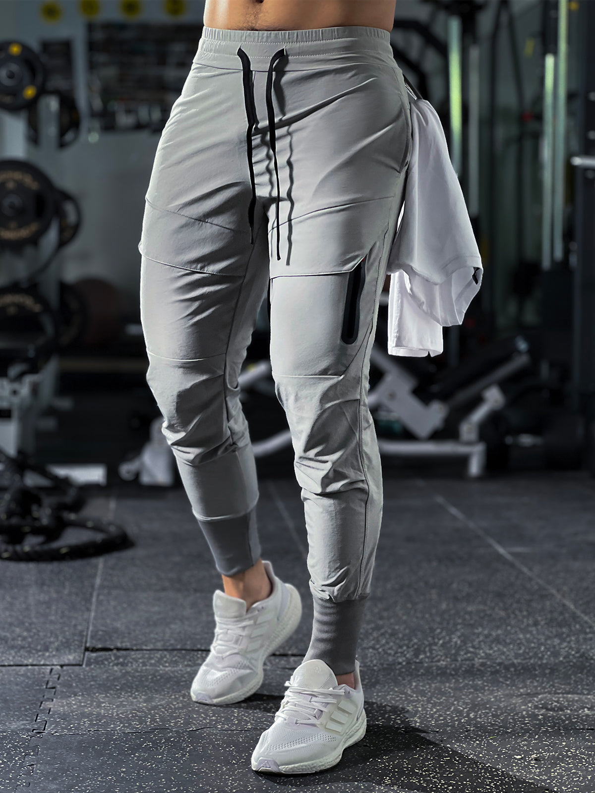 Rufinus - Cargo Jogger Athletic Uomo High Rib Traspirante