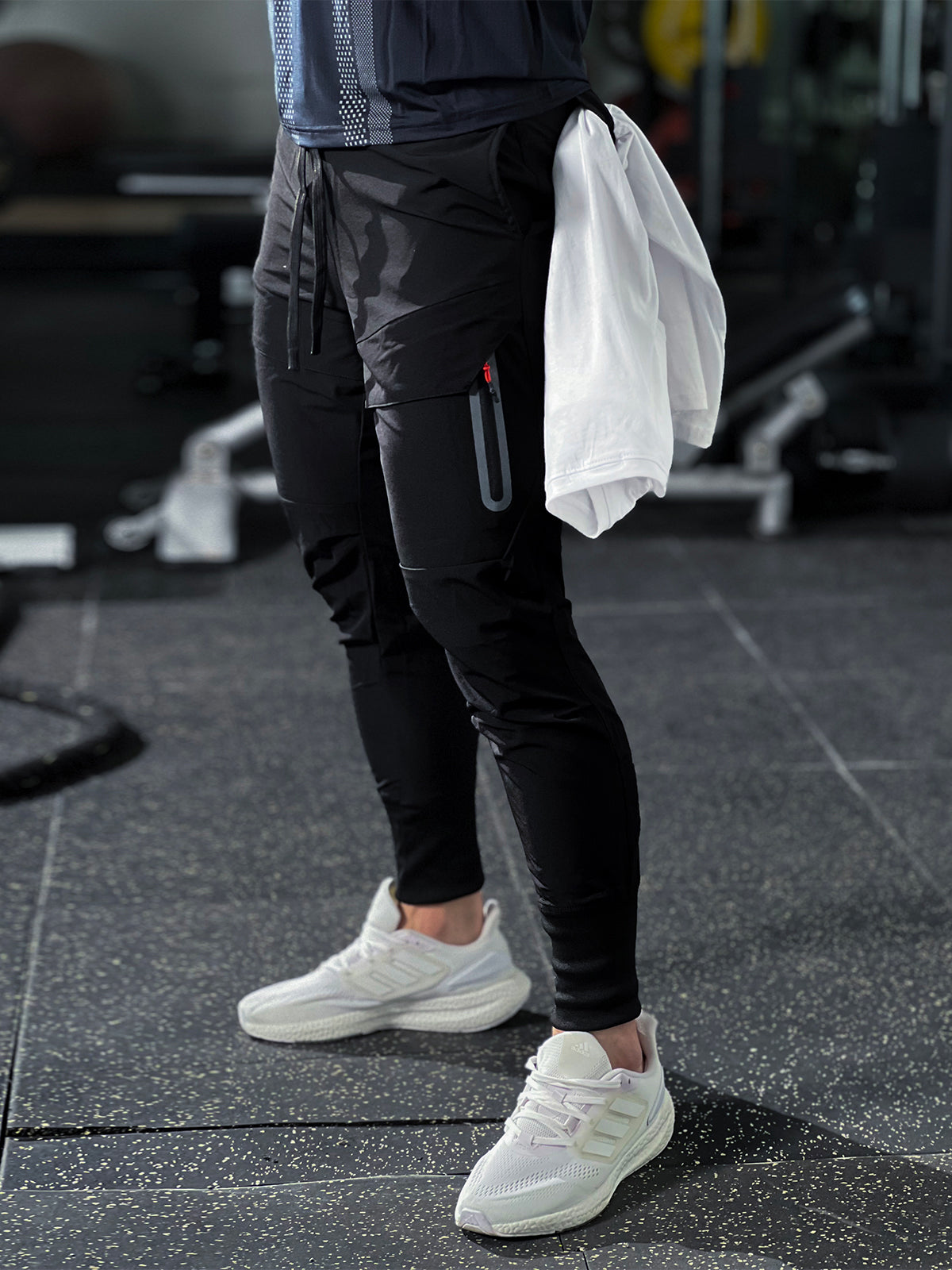 Rufinus - Cargo Jogger Athletic Uomo High Rib Traspirante
