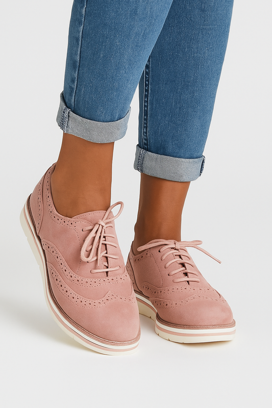 Ilena - Scarpe Donna Eleganti in Pelle Comode Rosa