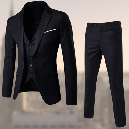 Valentino – Abito Completo Da Uomo In Tre Pezzi Con Gilet