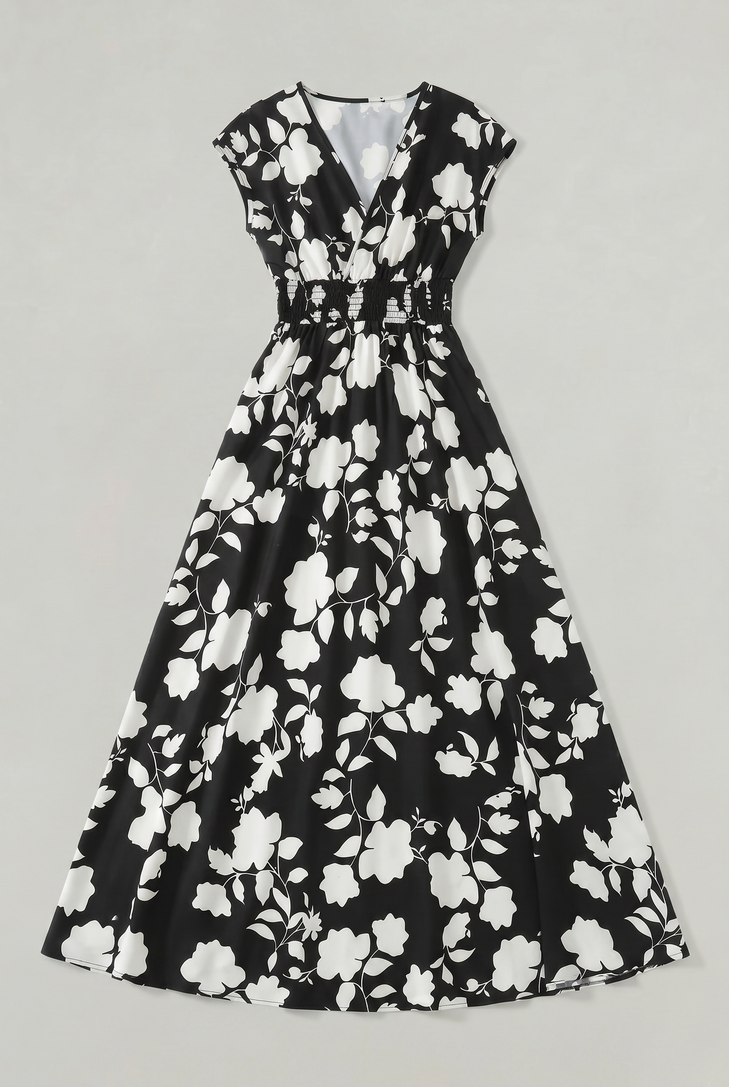 Caterina - Abito Maxi Donna Floreale Estivo Elegante
