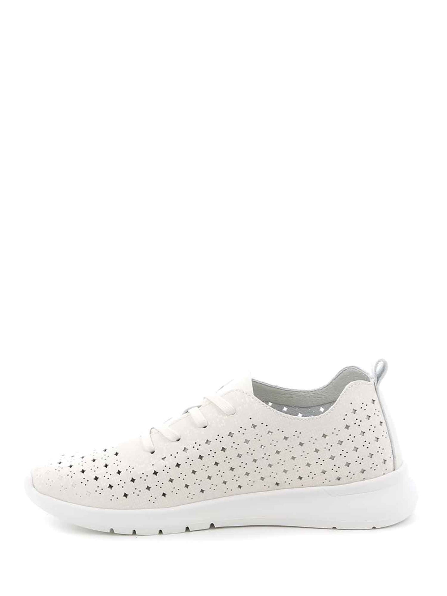 Leonardo - Sneakers Uomo Bianche Stile Moderno Casual