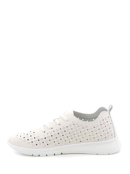 Leonardo - Sneakers Uomo Bianche Stile Moderno Casual