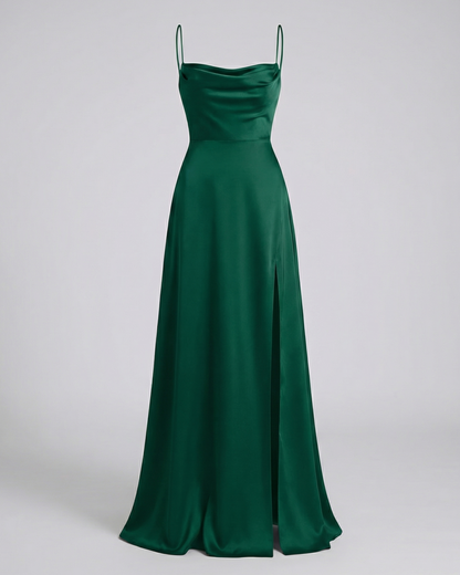 Elettra – Abito Maxi Elegante Dalla Linea Fluida E Raffinata