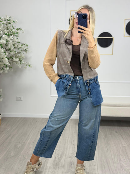 Ginevra - Giacca da donna check Susy Mix