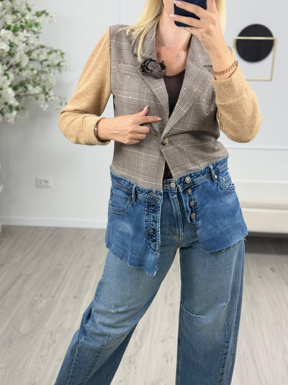 Ginevra - Giacca da donna check Susy Mix