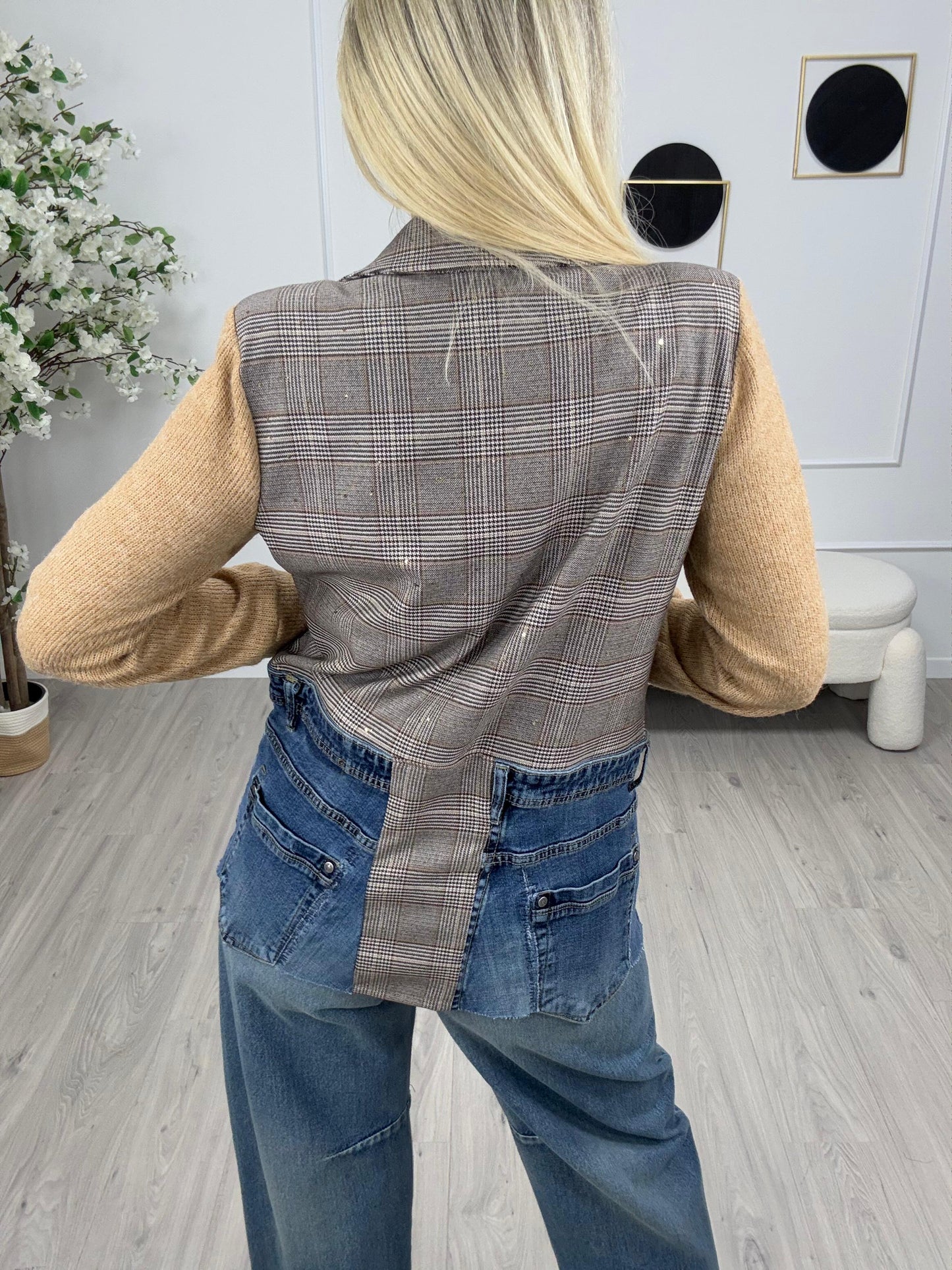 Ginevra - Giacca da donna check Susy Mix