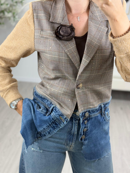 Ginevra - Giacca da donna check Susy Mix