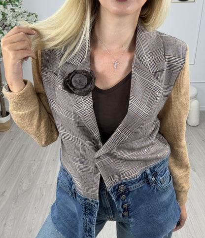 Ginevra - Giacca da donna check Susy Mix