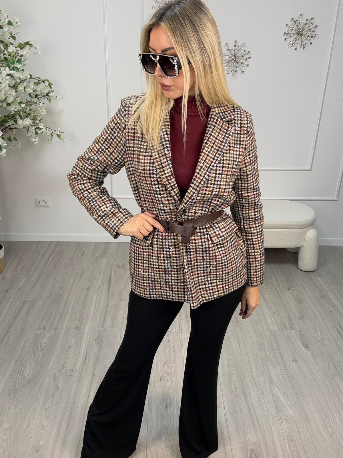 Gina - Giacca da donna con cintura susy mix