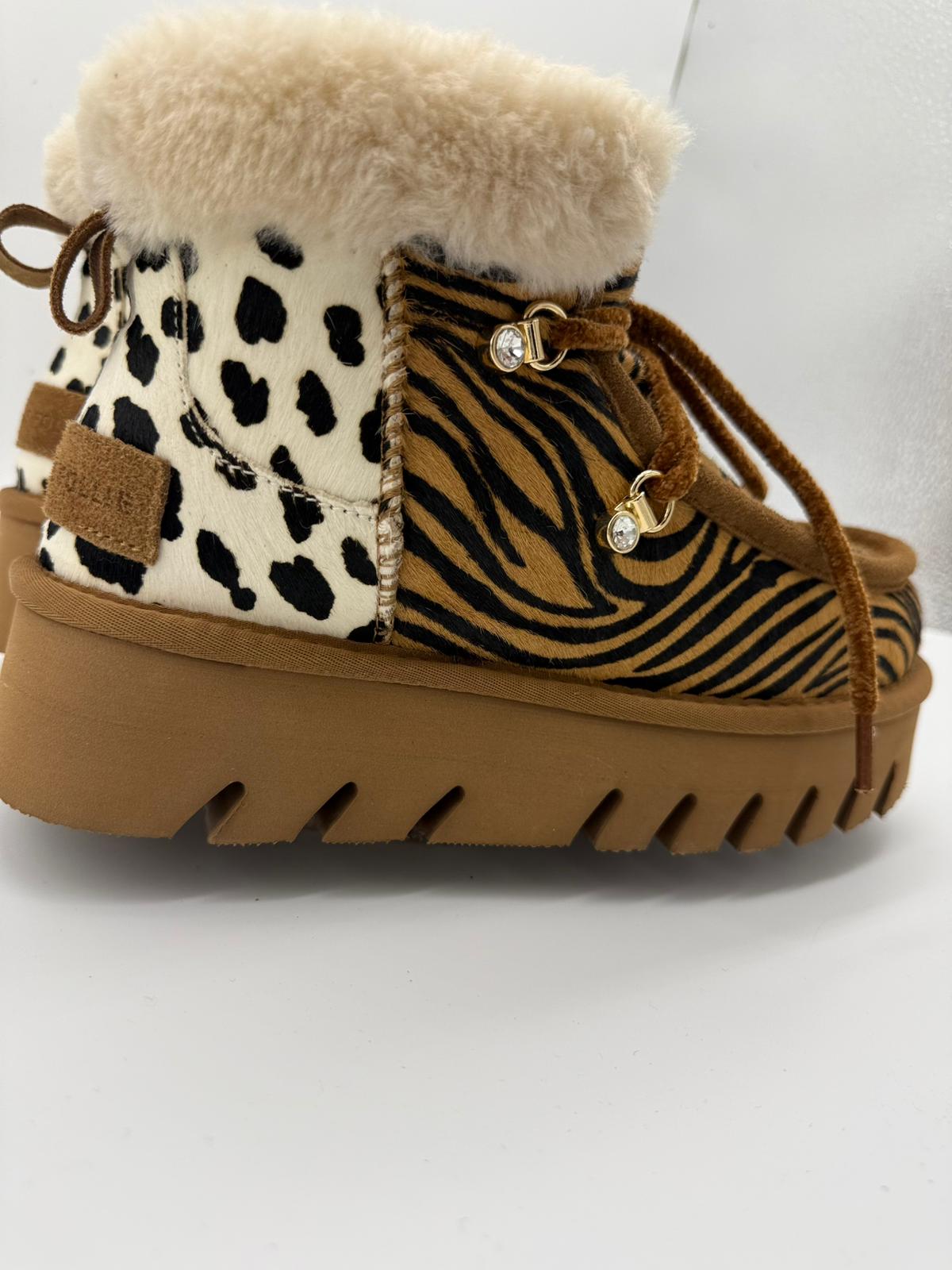 Gioia - Stivaletti da donna animalier Divine Follie